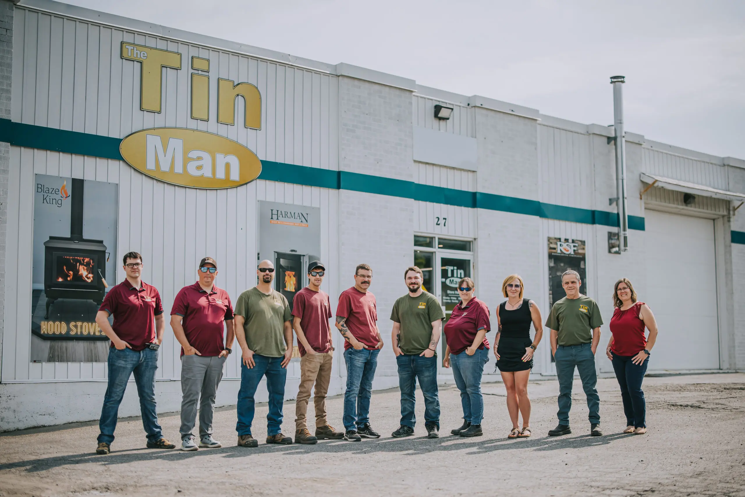The Tin Man storefront on a sunny summer day in Corner Brook